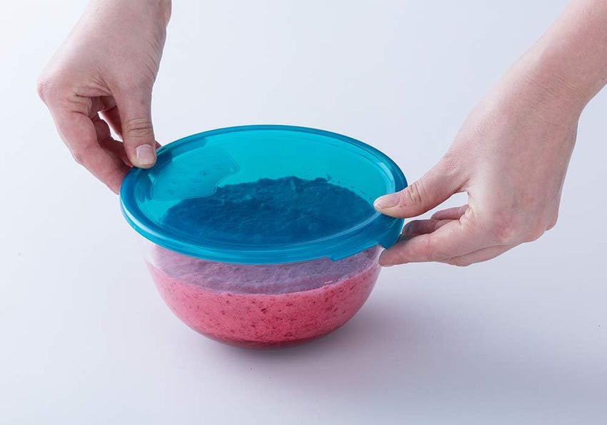 PyrexÃÂ® - Prep & Store - Set of 3 Heavy Duty Glass Bowls with Lids (0.5L - 1L - 2L) - BPA Free