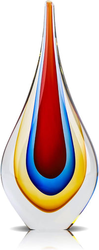 Handmade Murano-Style Glass Sculpture Paperweight Decorative Figurine - Handmade