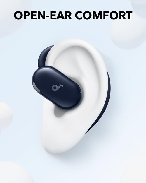 soundcore V20i by Anker Open-Ear Headphones, Adjustable Ear Hooks, Ultra-Comfort, Snug Fit, Powerful Sound, Clear Calls, IP55, LED Lights, 36H Playtime, Bluetooth 5.4 Earbuds, Multipoint Connection