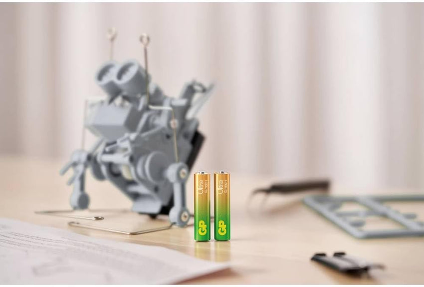 GP ULTRA G-TECH Batteries AA batteries AA pack of 12 Ultra Alkaline disposable double aa batteries 1.5v 10 year shelf life for toys fairy lights camera household applications LR6 Premium AA Battery