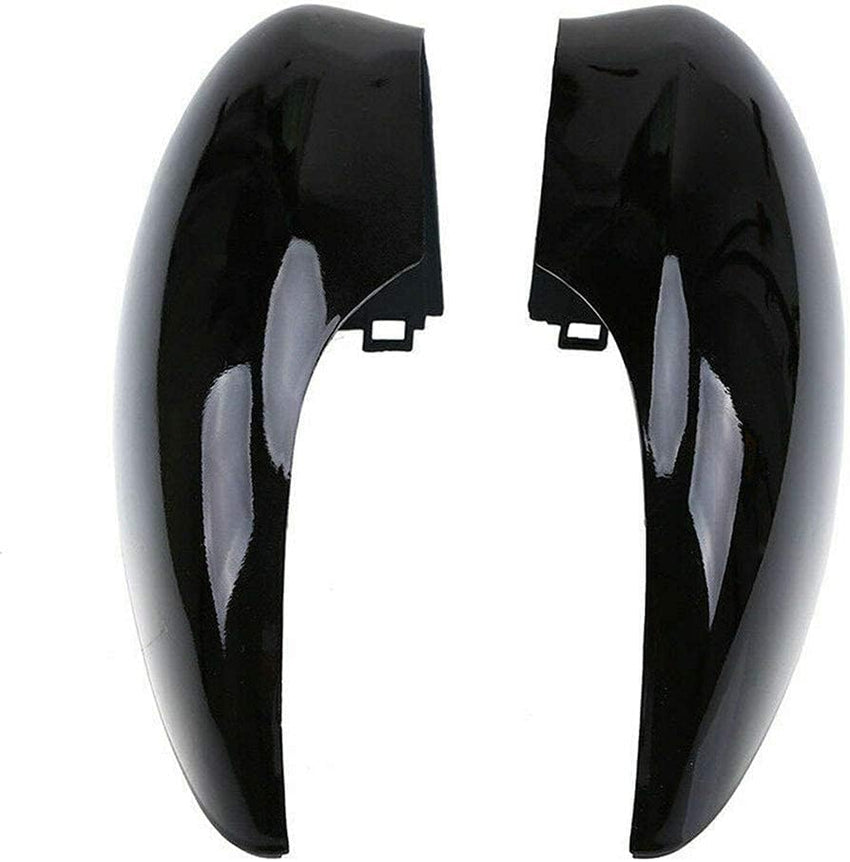 Wing Mirror Cover Cap Replacement for Ford Fiesta MK7 2008-2017 â Gloss Black
