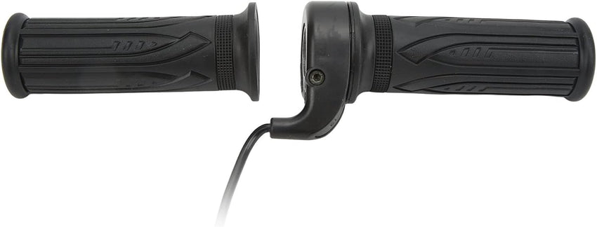 1 Pair Electric Bike Throttle 12V-72V 3 pin connection,20X Full Twist Skid Resistance Electric Bike Accelerator Grips with SM Plug