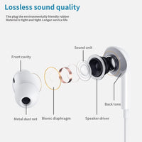 Epigram Earphones for iPhone,Headphones,In-Ear Stereo Noise Isolating Earbuds, Mic and Volume Control Compatible with iPhone 7/7 Plus/8/8 Plus/XS/XR/X/SE/11 Pro/11 Pro Max/12/12 Pro/13/13 Pro
