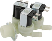 TOPINCN 3-Way Electric Solenoid Valve N/C for Water Inlet AC 220V G3/4 â Brass