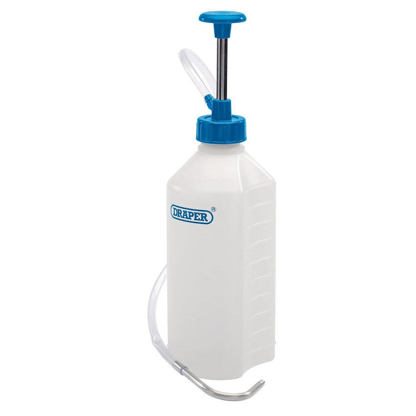Draper Multi-Purpose Portable Fluid Pump | 1L Engine Fuel Oil Water Pump | Brake Fluid Bleeding Pump | 23242
