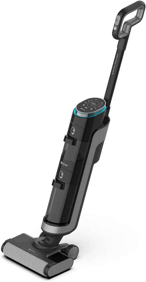 EZVIZ Cordless Wet-Dry Vacuum Cleaner, Sweep & Mop, Self-Cleaning, Anti-Bacteria, Anti-Odor, Clean up to 200mÂ², Ozone Sterilization Air-Dry, Stain Sensing, Dual-Tank, LED, Safe for Pet (RH2)