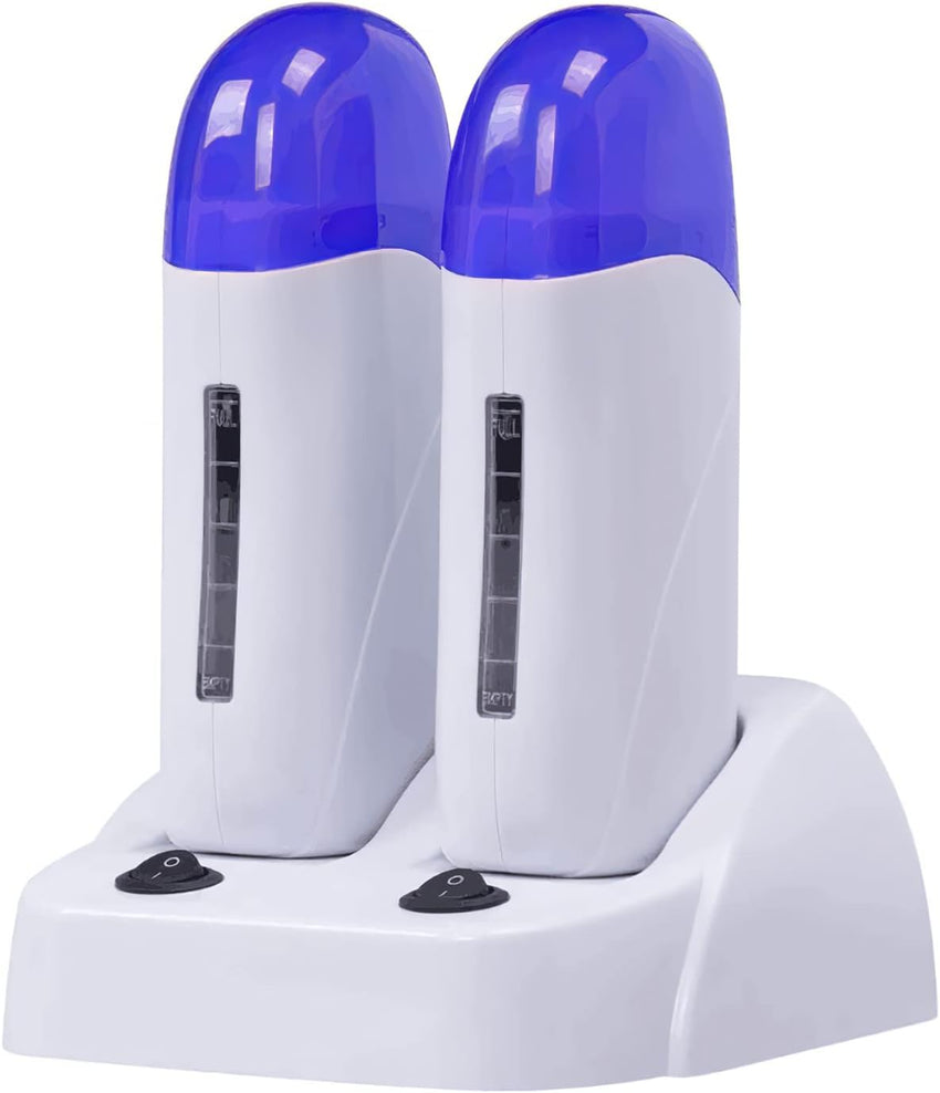Waxing Kit, Roll On Wax Heater for Full Body Waxing, Electric Wax Warmer Machine for Hair Removal, Depilatory Waxing Heater for Home Salon Use