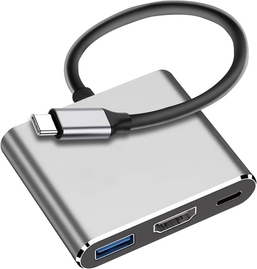 USB-C 4K HDMI Adapter - USB-C PD 100W, USB 3.0 Ports, MacBook, iPad Pro, Chromebook & Surface Convertor