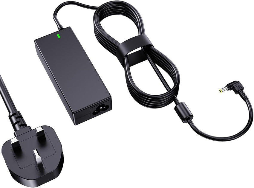 Yisbat 19V Monitor power cable Compatible with HP Pavilion Monitor 20" 21.5" 22" 23" 23.8" 25" 27" IPS LED HD Display HP27f 27xi 27fw 27es 27ea 27fh 27w 32f 24ea 24fh 24f 24m 24y