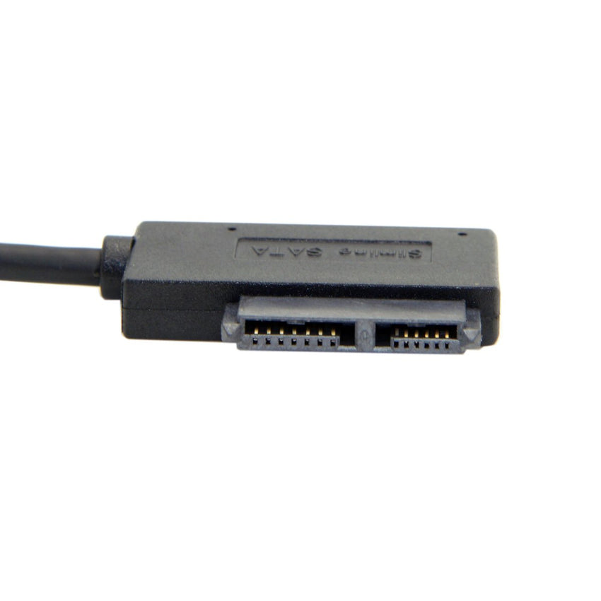 cablecc USB 3.0 to 7+6 13pin Slimline Sata Adapter Cable for Laptop Cd DVD ROM Optical Drive