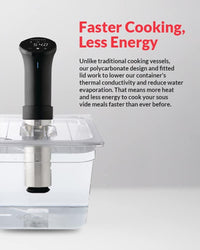 Sous Vide Container Water Tank Compatible with Inkbird ISV-1000 CLEAR 11.6L