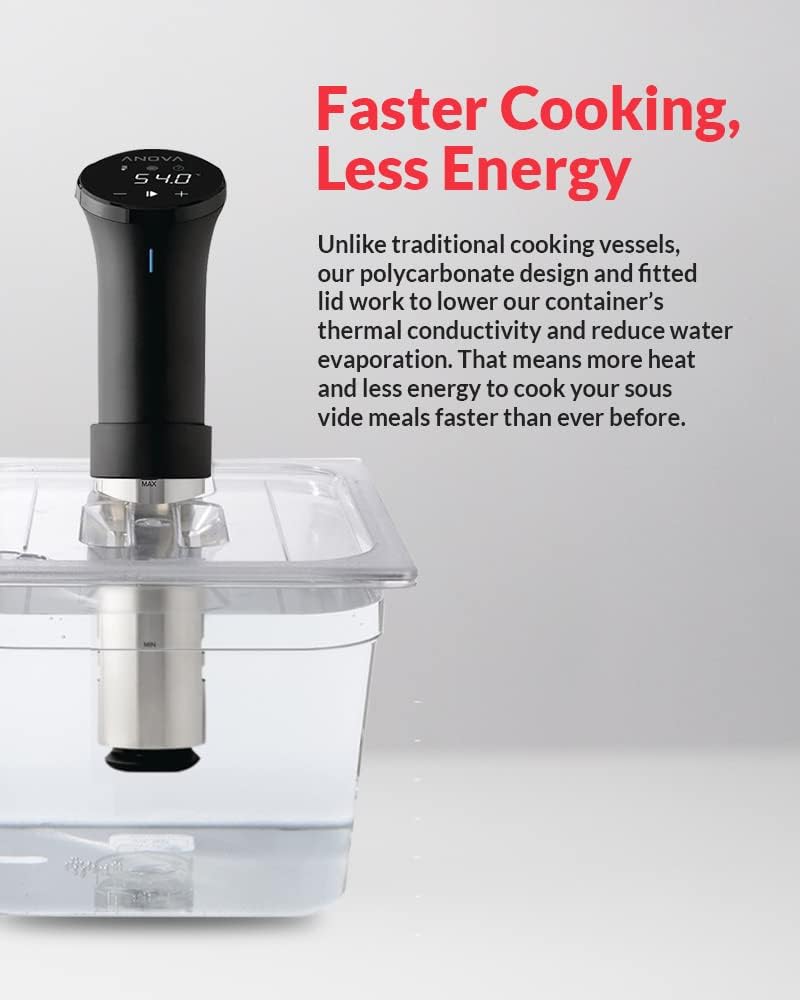 Sous Vide Container Water Tank Compatible with Inkbird ISV-1000 CLEAR 11.6L