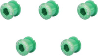 Bike Chainring Bolts Aluminium Alloy 5 Pack â Green for Road & MTB