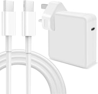 96W Super Fast Charger, MacBook Pro Charger,Laptop Charger for MacBook Air USB C, Compatible with MacBook Pro 16,15,14,13 inches, iPad Pro 12.9, 11inches and all USB C devices, 2M Cable