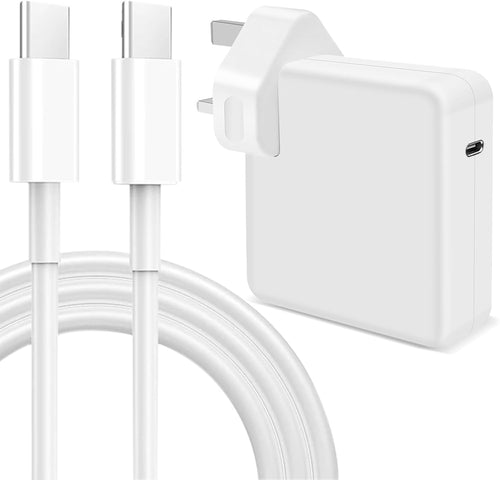 96W Super Fast Charger, MacBook Pro Charger,Laptop Charger for MacBook Air USB C, Compatible with MacBook Pro 16,15,14,13 inches, iPad Pro 12.9, 11inches and all USB C devices, 2M Cable