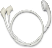 Croydex Shower Head & Hose Push-On 1.2m Rub-Clean Nozzles Compatible with Low/High Pressure â Chrome