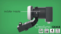 Universal Quad LNB 4-Output Satellite Dish FTA Freesat SKY HD with Bracket â Grey