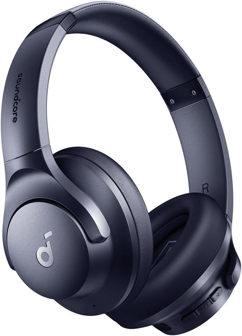 SoundCore by Anker Q20i Hybrid ANC Headphones - Comfortable Fit, Great Sound, Rich Bass, App Control, Long Playtime, Ideal for Home, Gym, Travel (Renewed)