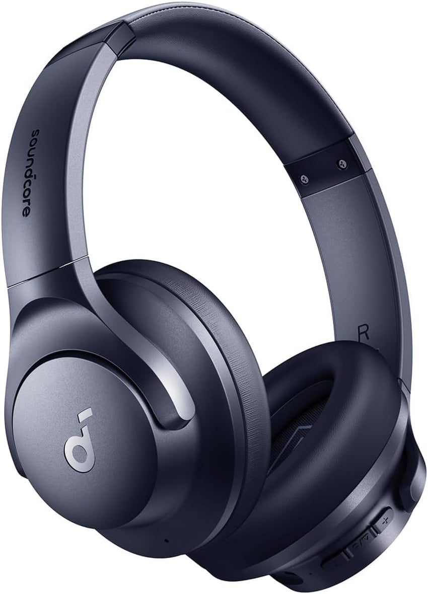 SoundCore by Anker Q20i Hybrid ANC Headphones - Comfortable Fit, Great Sound, Rich Bass, App Control, Long Playtime, Ideal for Home, Gym, Travel (Renewed)