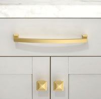 Cabinet Pulls 10-Pack Brushed Gold 192mm Zinc Alloy Kitchen Handles Brushed Gold 192mm