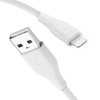 Betron USB to Flat Cable Compatible with iPhone, 1 Metre, White
