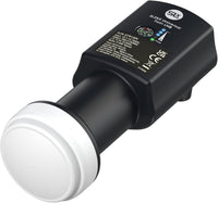 SLx Dual LNB with Built in Signal Finder, 4K Satellite HD 2 Output KU Band Universal for SKY HD/Freesat HD