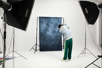 Kate Portrait Backdrop Blue Studio Photography Background 2x3m Art Photography Background Magazine Advertisement Shooting Photo Booth Youtube Video Backdround Baby Photocall Shooting