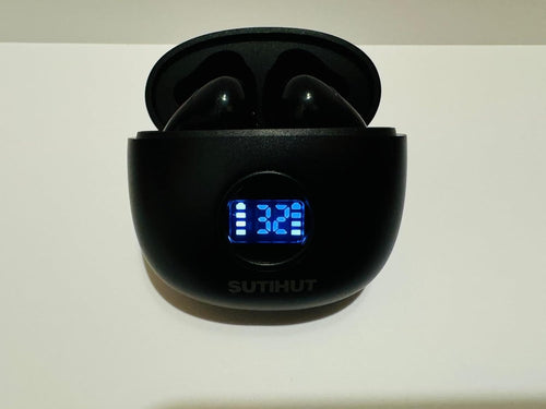 SutiHut Wireless EarBuds - Prompter (Black)