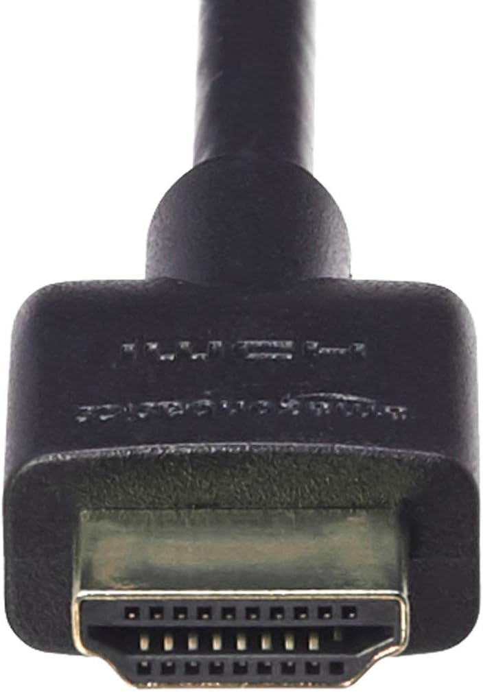 Amazon Basics Flexible HDMI to HDMI Cable, 0.3 m, Black