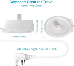 ZZOSRDR Electric Toothbrush Charger for Oral B, Inductive Electric Toothbrush Replacement Charger Base Compatible with Braun Oral B Type 3757 Charging Base, Waterproof Toothbrushes Charging Adapter