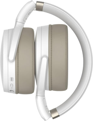 Sennheiser HD 450BT Bluetooth 5.0 Wireless Headphone with Active Noise Cancellation - 30-Hour Battery Life, USB-C Fast Charging, Virtual Assistant Button, Foldable - White