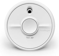 FireAngel Optical Smoke Alarm Replaceable Battery Test/Silence â White 90x35mm