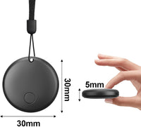 [Android Systems, High Accuracy] Anti-Lost Tag, Small Smart Tag, Android Tracker, Compatible with âFind My Deviceâ App (AndroidOnly) for Keys, Wallet, Luggage (Black-1)