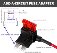 Gebildet Dash Cam Hardwire Kit, Mini/Micro USB Hard Wire Kit for Dashcam, 12V-24V to 5V Car Dash Camera Charger Power Cord, ACU/ACS/ACN Mini/ACZ Micro 2 Fuse, 11.6V Real Battery Drain Protection