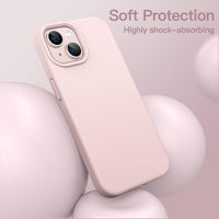 JETech Silicone Case for iPhone 13, Pink