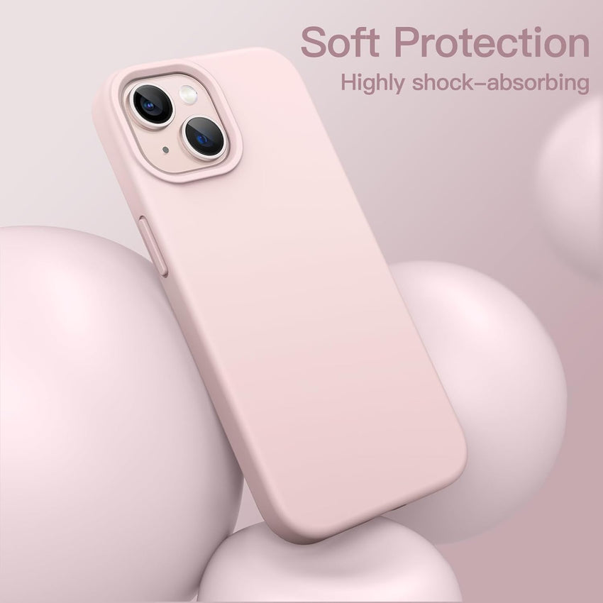 JETech Silicone Case for iPhone 13, Pink