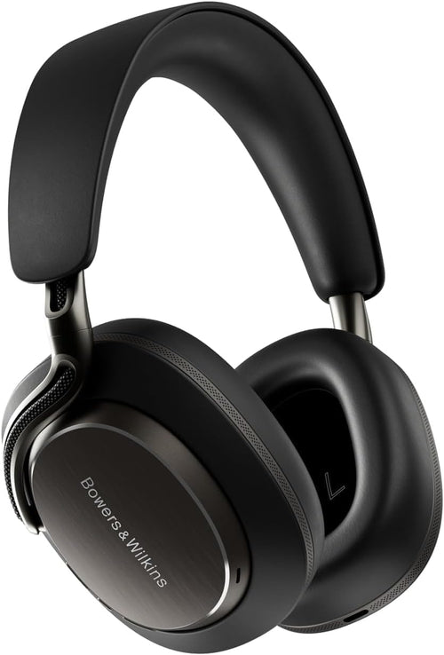 Bowers & Wilkins Px8 S2 Noise Cancelling Wireless Headphones with Bluetooth Audio, & Quick Charge, 30 Hours of High-Resolution Playback and Built-In Microphone - Onyx Black