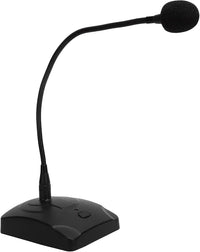 Gooseneck Conference Microphone Desktop Capacitive Push to Talk with 5m XLR Cable Wired
