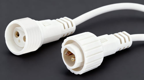 Redefun 3M 2 Pin Extension Cable, Waterproof Cord Anti-Corrosion Extension Lead Wire for Outdoor String Lights, Festoon Lights, G40 Globe Light, Icicle Curtain Net Light