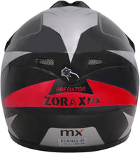 Kids Motocross Helmet Combo ECE 2206 Size M (51x52cm) Includes Gloves Goggles Red M