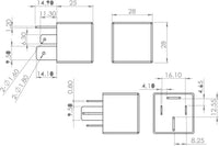 Bosch 12V 70A Power Relay High Temp IP5K4 â 4-pin