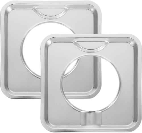 Veemoon Stainless Steel Gas Stove Burner Cover Protector â Silver