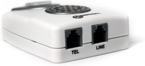 Geemarc CL11 - Telephone Ringer Amplifier with Bright Flashing Light - Works with Landline Phones - Wall Mountable - Ideal for Noisy Environments and Hearing Impaired People, White