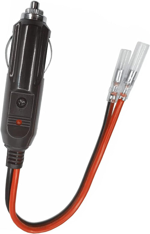 Dongge Car replacement 12V / 24V cigarette lighter plug with lead and wiring single head terminal Cigarette lighter DIY power cord