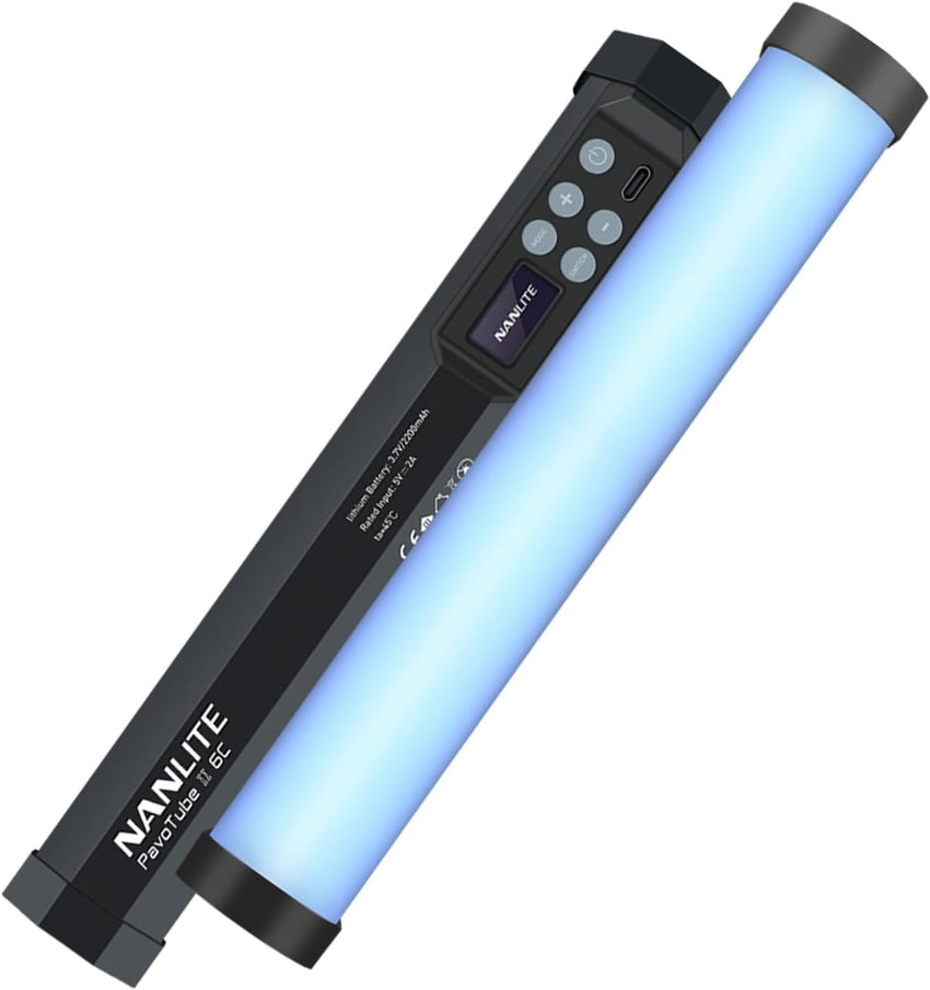 Nanlite PavoTube II 6C LED RGB Tube 2700K-7500K Ultra-Wide Colour Temperature Wireless Control Portable