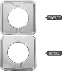 Veemoon Stainless Steel Gas Stove Burner Cover Protector â Silver
