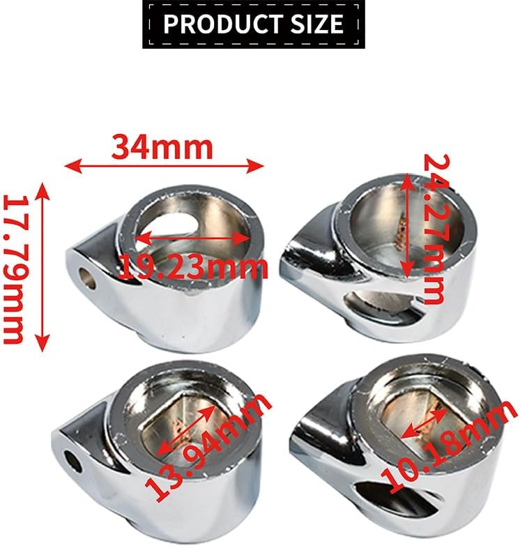 AI0001100R Compatible with Roca Giralda DAMA Senso Hall Soft Close Toilet Seat Hinge Metal End Caps Only