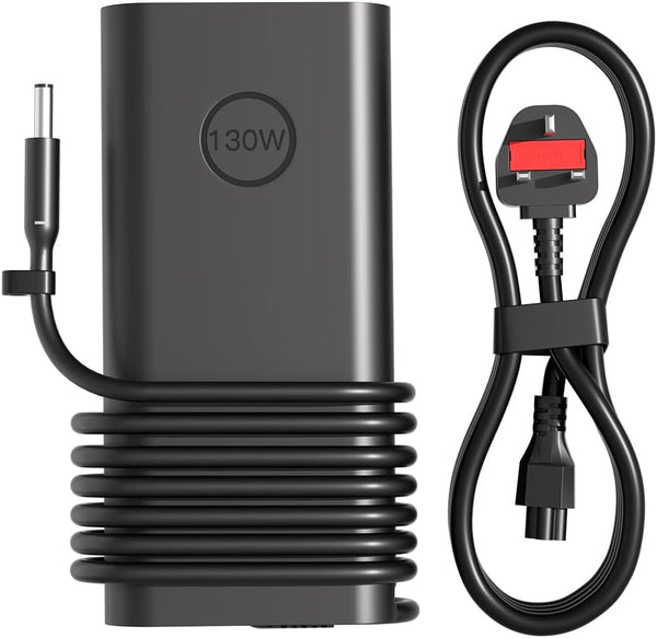 130W AC Charger for Dell Inspiron 14 16 plus 15 17 Precision 3520 5510 M5520 5520 5530 5540 XPS 12 13 15 7590 9550 9560 9570 9360 Laptop Inspiron 27 24 22 20 OptiPlex 3000 5000 7000 AIO Desktop