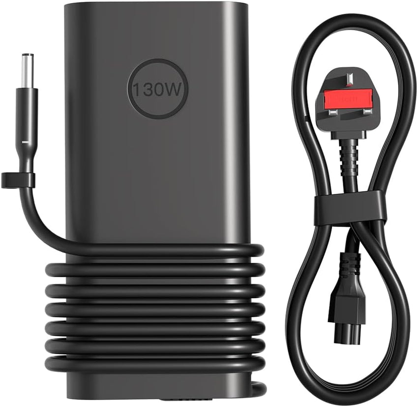 130W AC Charger for Dell Inspiron 14 16 plus 15 17 Precision 3520 5510 M5520 5520 5530 5540 XPS 12 13 15 7590 9550 9560 9570 9360 Laptop Inspiron 27 24 22 20 OptiPlex 3000 5000 7000 AIO Desktop