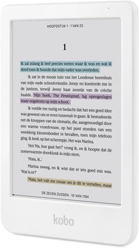 Kobo Clara Colour | Colour eReader | 6" Glare-Free Colour and Ink Kaleido 3 Display | Dark Mode Option | Waterproof | Audiobooks | 16GB of Storage (White)